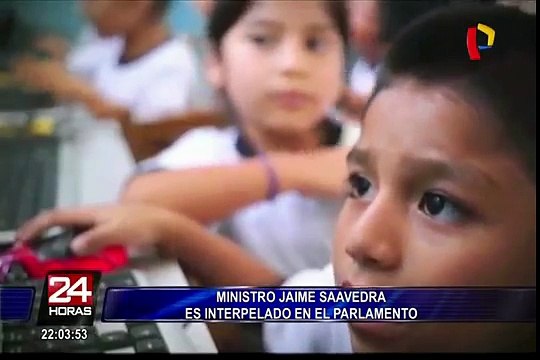 Ministro Jaime Saavedra fue interpelado en el Congreso de la República