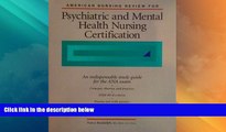 Price American Nursing Review for Psychiatric and Mental Health Nursing Certification Nancy