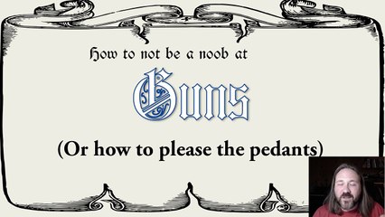 Storycraft - How to Use Guns in Your Story and NOT be a Noob