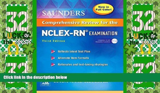 Price Saunders Comprehensive Review for the NCLEX-RN (R) Examination Full Color Reprint Linda Anne