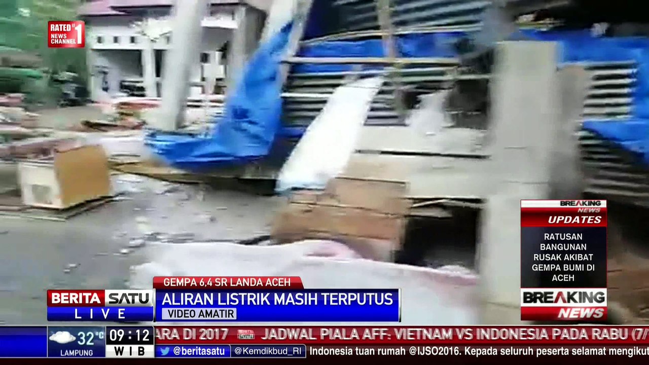 Video Amatir Gempa Aceh