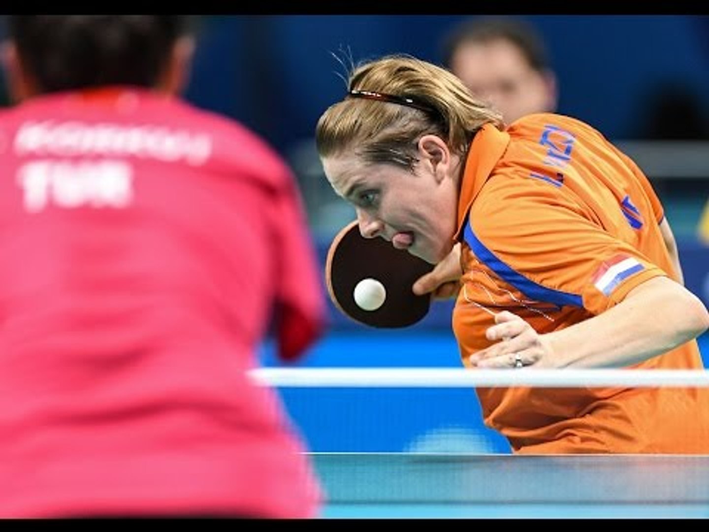 Amazing diving shot from Kelly van Zon | Table Tennis Rio 2016 Paralympic  Games - video Dailymotion
