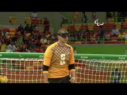 Day 2 evening | Goalball highlights | Rio 2016 Paralympic Games