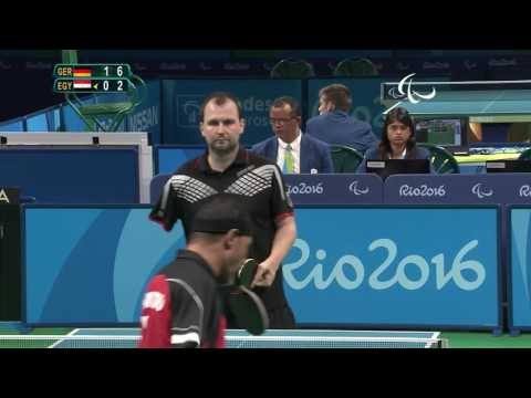 Table Tennis | GER v EGY | Men's Singles - Qualification Class 6 Group D | Rio 2016 Paralympic Games