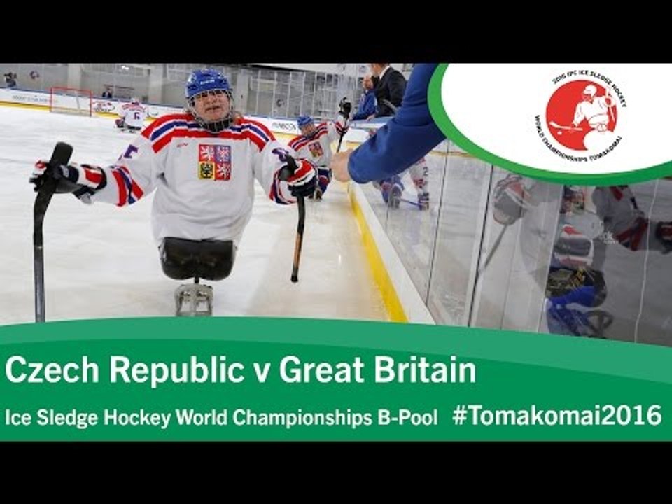 Czech Republic v Great Britain | Prelim | 2016 Ice Sledge Hockey World Champs B-Pool, Tomakomai