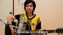 Gadis Thailand menyanyi sebuah lagu indonesia dgn