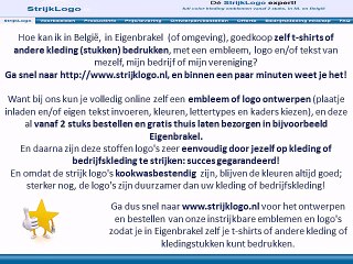 Zelf kleding bedrukken Eigenbrakel