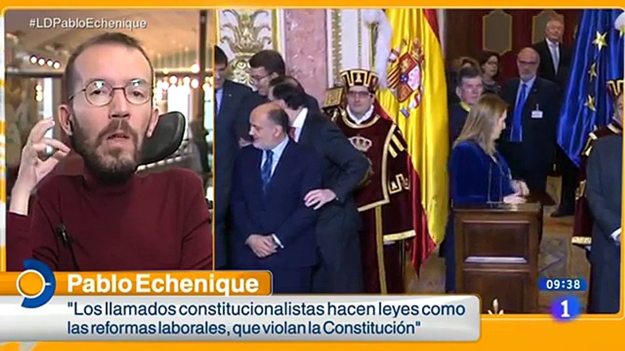 PABLO ECHENIQUE (Podemos) - Entrevista en Los Desayunos (07-12-2016)