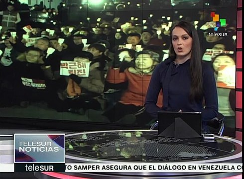 Surcoreanos exigen que inicie el juicio político contra la presidenta