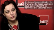 Emmanuelle Cosse veut que les Français arrêtent d’acheter des voitures diesel