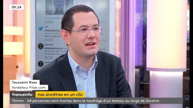 La question qui fâche du HuffPost à ce PDG qui veut vous convertir à la généalogie sur Franceinfo