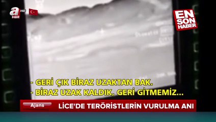 Lice'de teröristlerin vurulma anı