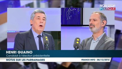 Henri Guaino : moqué par Jean-Michel Apathie sur le nombre de ses parrainages