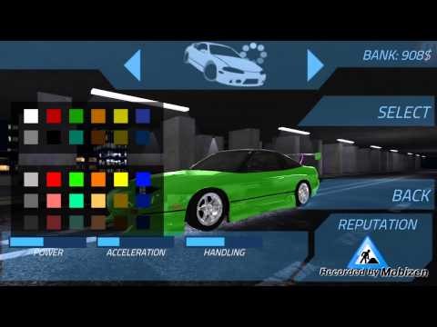 Nfs underground tuning (android)