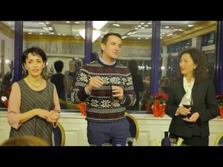 Report TV - Veliaj darkë me mësuesit e gjimnazit "Qemal Stafa", për festat e fundvitit