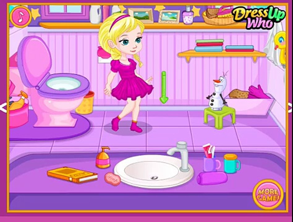 Anna und Elsa deutsch - Baby-Elsas Töpfchen Bahn - mädchen spiele