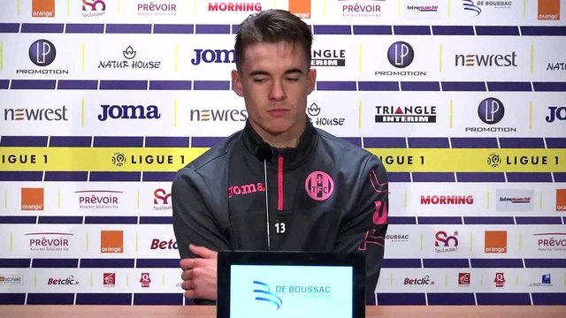 La conf' de Presse de Clément Michelin avant TFC/Lorient