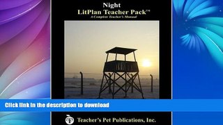 PDF Night by Elie Wiesel LitPlan - A Novel Unit Teacher Guide With Daily Lesson Plans (LitPlans on