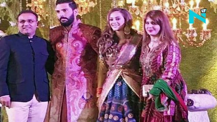 MS Dhoni, Sehwag, Ganguly attend Yuvraj’s glitzy Delhi reception
