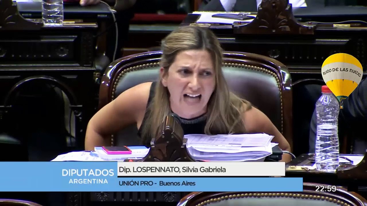 Impuesto a las Ganancias diputada Silvia Lospennato PRO encendido discurso
