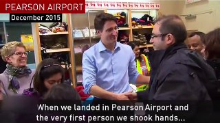 Canadian PM Justin Trudeau Cries During Reunion With Syrian Refugee Father