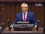 Poseł Andrzej Maciejewski - Wystąpienie z dnia 30 listopada 2016 roku.