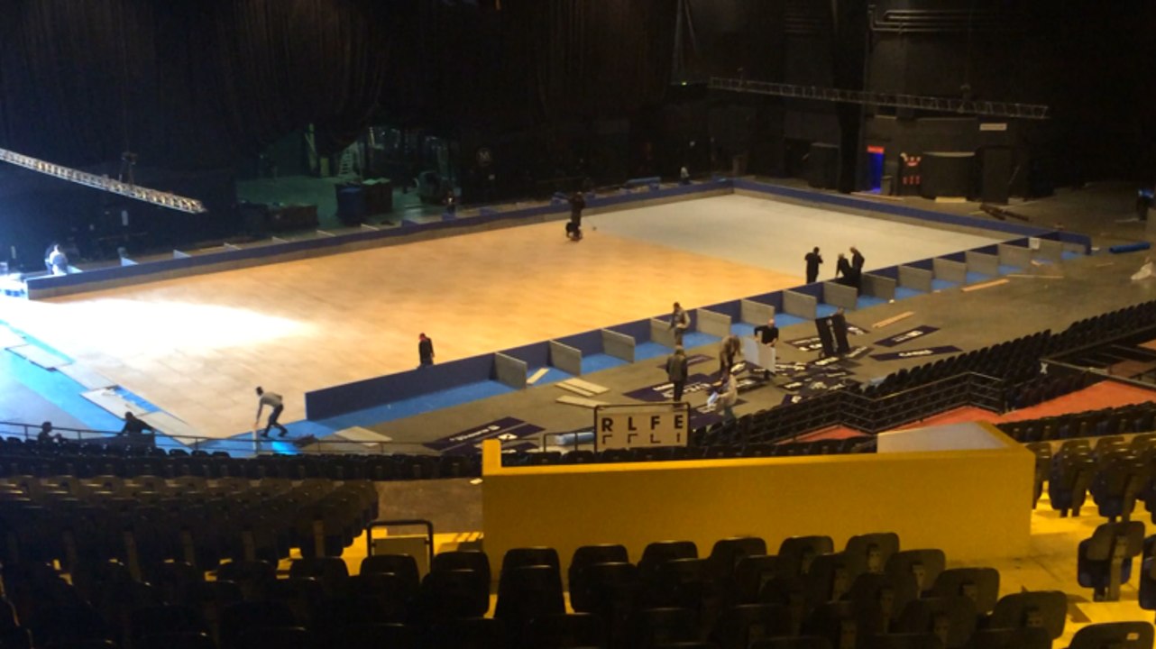 Le Zénith de Caen devient court de tennis