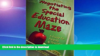 Free [PDF] Negotiating The Special Education Maze: A Guide for Parents and Teachers