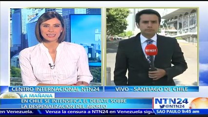 Intensifican debate sobre despenalización del aborto en Chile