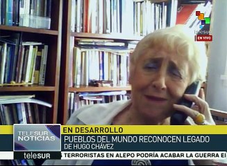 Calloni: Hugo Chávez generó lealtad y amor en Venezuela y el mundo
