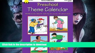 Pre Order Preschool Theme Calendar On Book