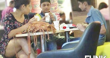 Girl Eating Stranger's Food Prank!