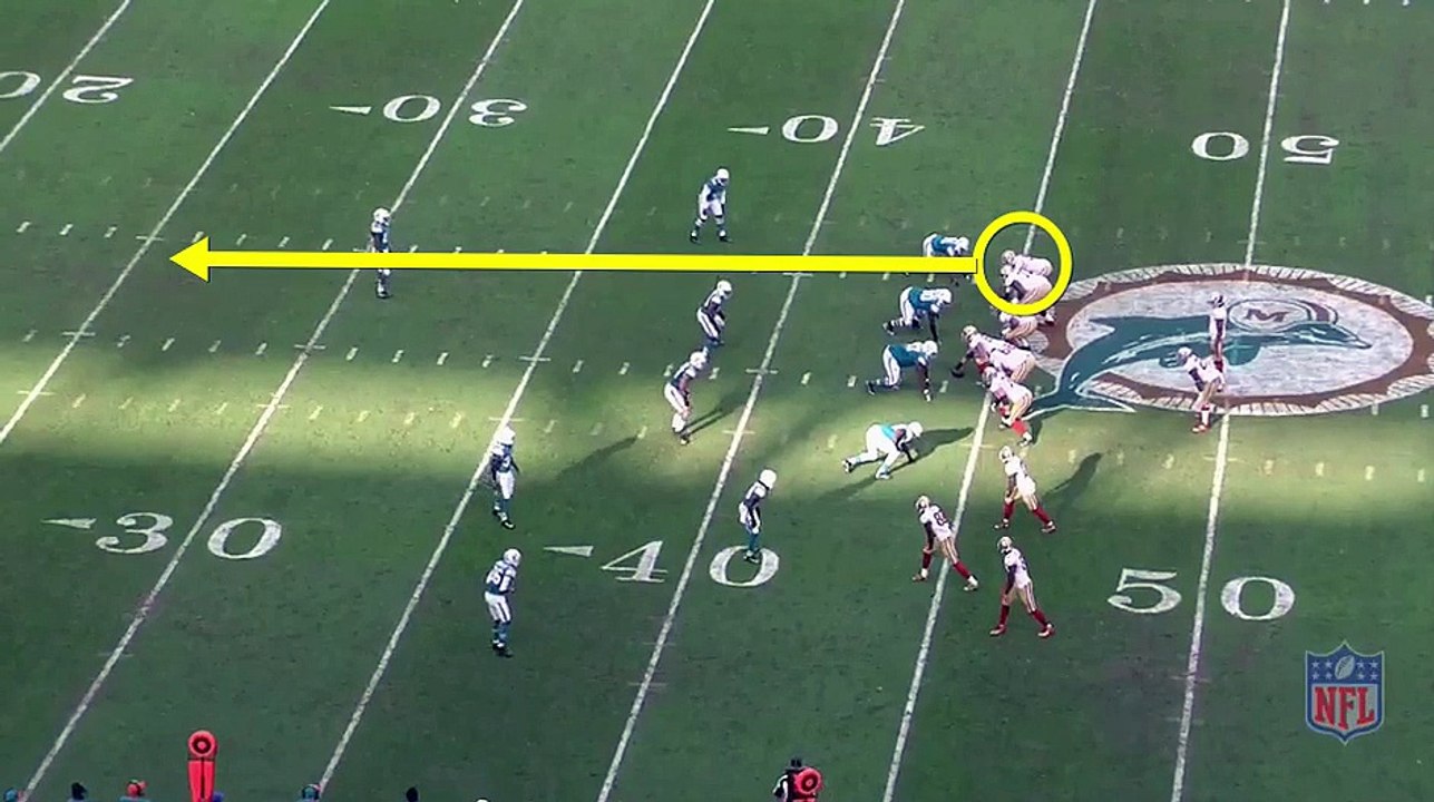 Marco Alvarez Colin Kaepernick pasa a Vance McDonald