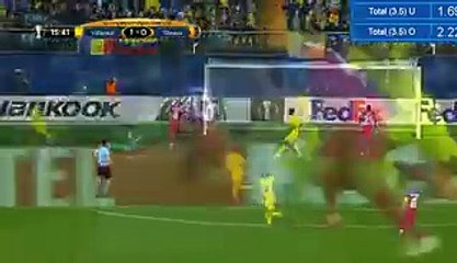 Nicola Sansone Goal HD - Villarreal 1-0 Steaua Bucureşti - 08.12.2016 HD