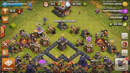 Clash of Clans Spending All Gems