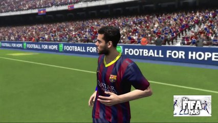FIFA 14 | FC BARCELONA FULL SQUAD | Demo Player Faces