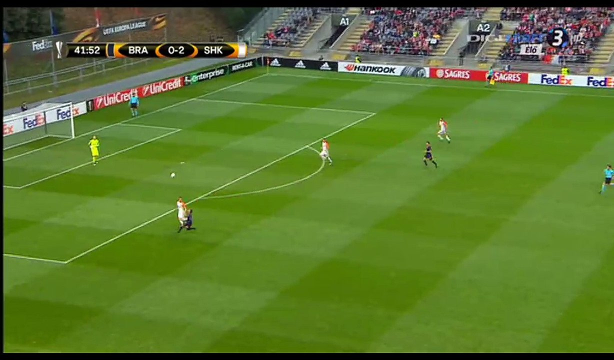 Nikola Stojiljkovic Goal HD - Braga 1-2 Shakhtar Donetsk  - 08.12.2016