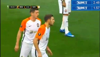Serhiy Kryvtsov Goal HD - Sporting Braga 0-1 Shakhtar Donetsk - 08.12.2016 HD