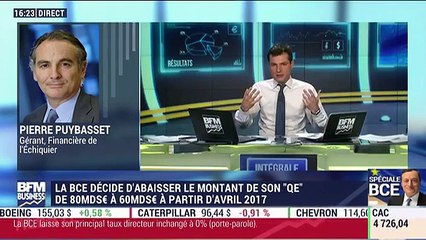 La BCE décide d'abaisser le montant de son "QE" de 80 à 60 milliards d'euros à partir d'avril 2017 - 08/12