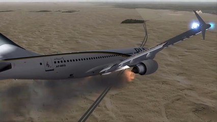 Eye witness Video of PIA Plane PK 661 Crashed after Disapeared 07/12/2016