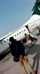 Plane was defected yet it took a flight - Earlier video found