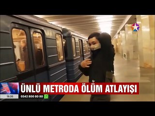 Ünlü Metrodaki Ölüm atlayışı böyle görüntülendi