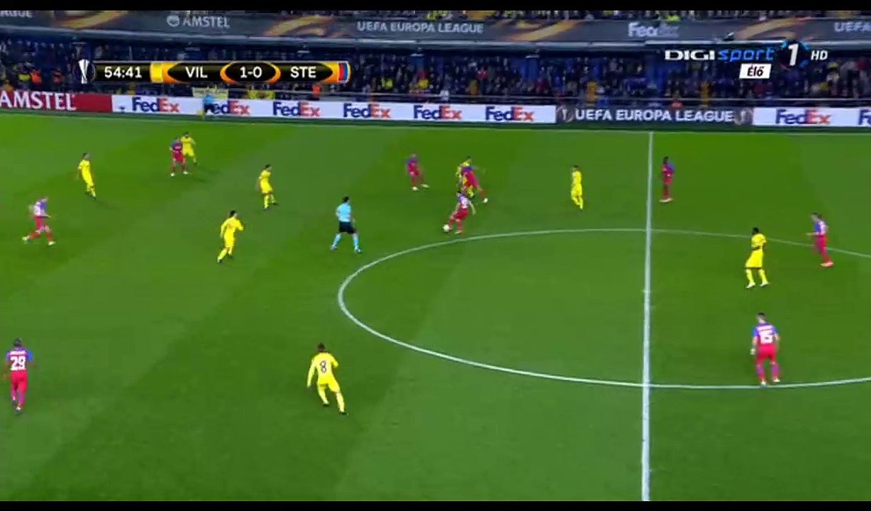 Vlad Achim Goal HD - Villarreal 1-1 FC Steaua Bucuresti - 08.12.2016