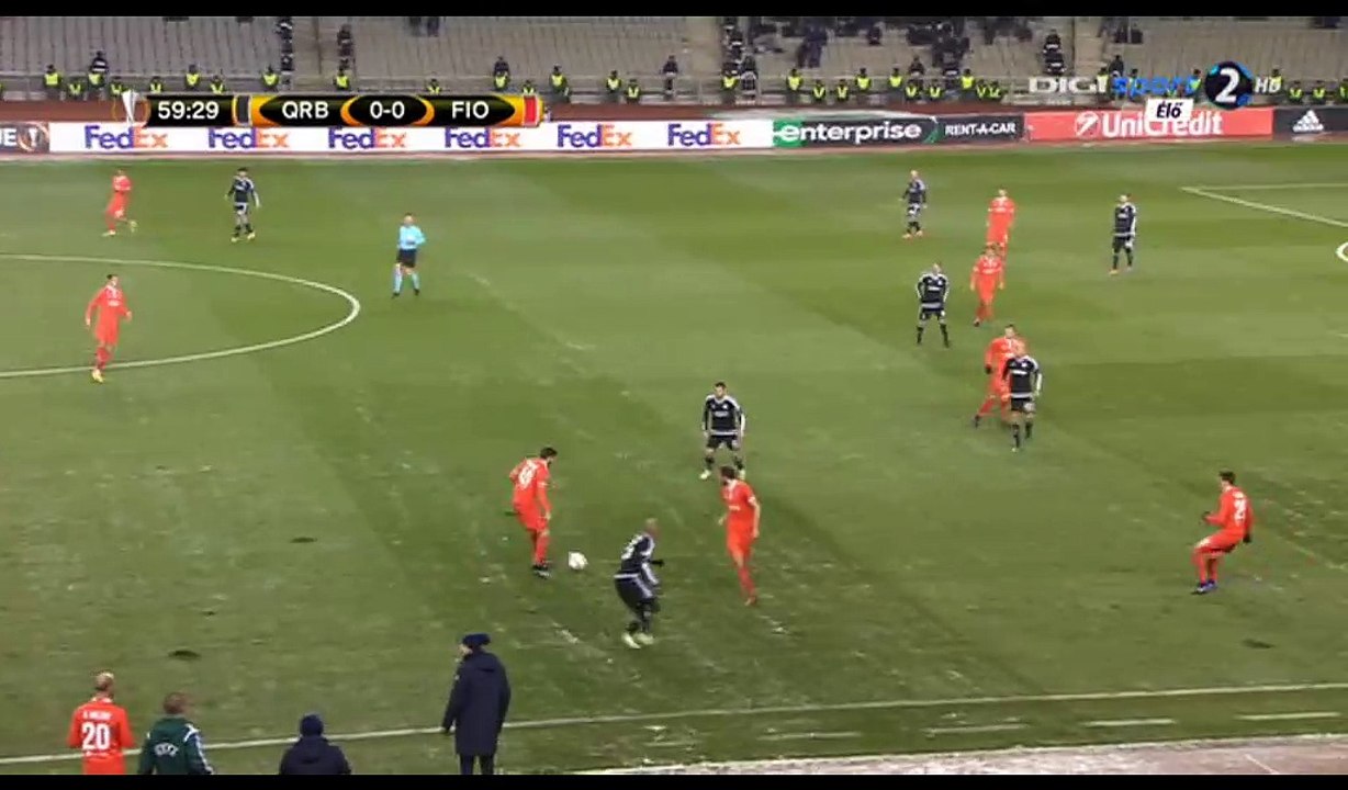 Matias Vecino Goal HD - Qarabag 0-1 Fiorentina - 08.12.2016