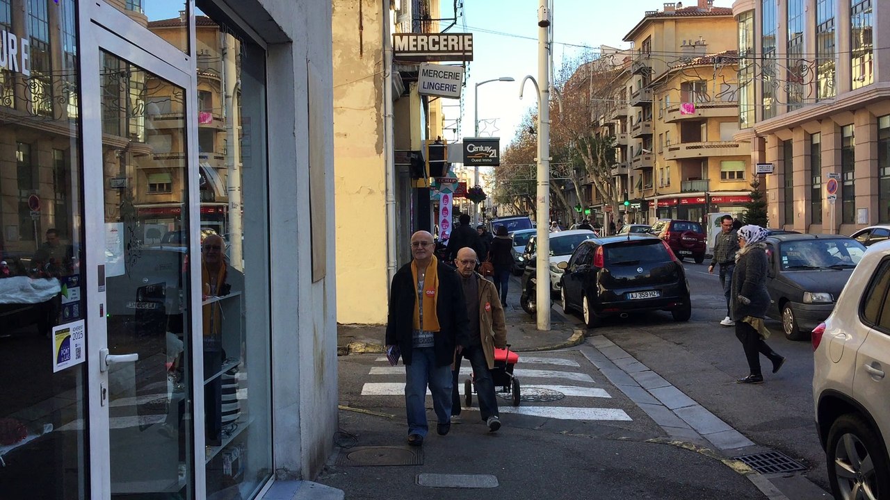 Action TPE de la Cfdt du Var le 8 décembre 2016 à Toulon