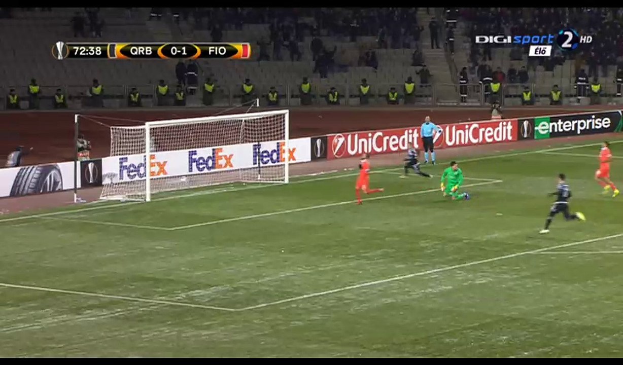 Reynaldo Goal HD - Qarabag 1-1 Fiorentina - 08.12.2016
