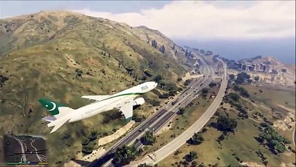 PIA Air Plane Engine Fail✦Shocking Crash at Mountain (1)