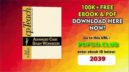 Advanced Case Study Workbook (Paperback) Rev