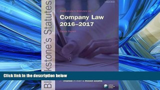 PDF [DOWNLOAD] Blackstone s Statutes on Company Law 2016-2017 (Blackstone s Statute Series)