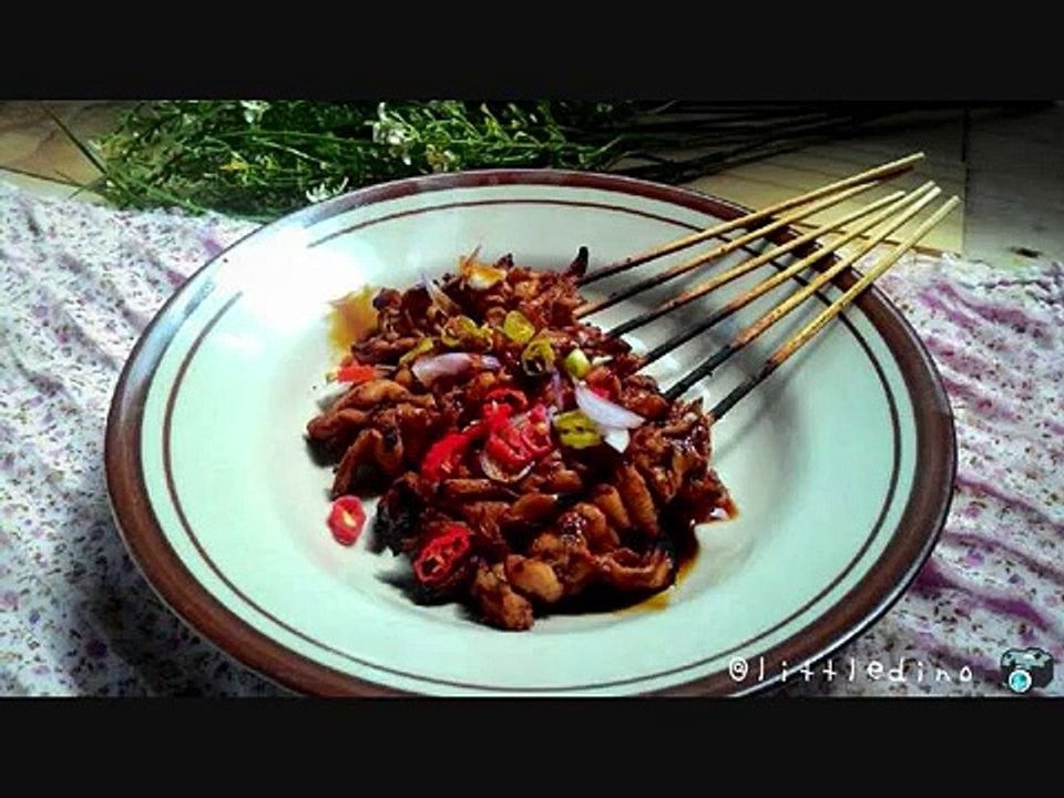 Resep dan Cara Membuat Sate Jamur Tiram Bumbu Kacang Lezat Sekali